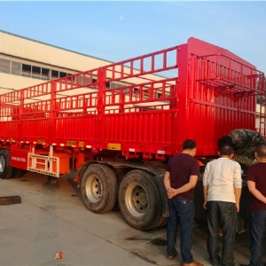 Warehouse Fence Semi-Trailers