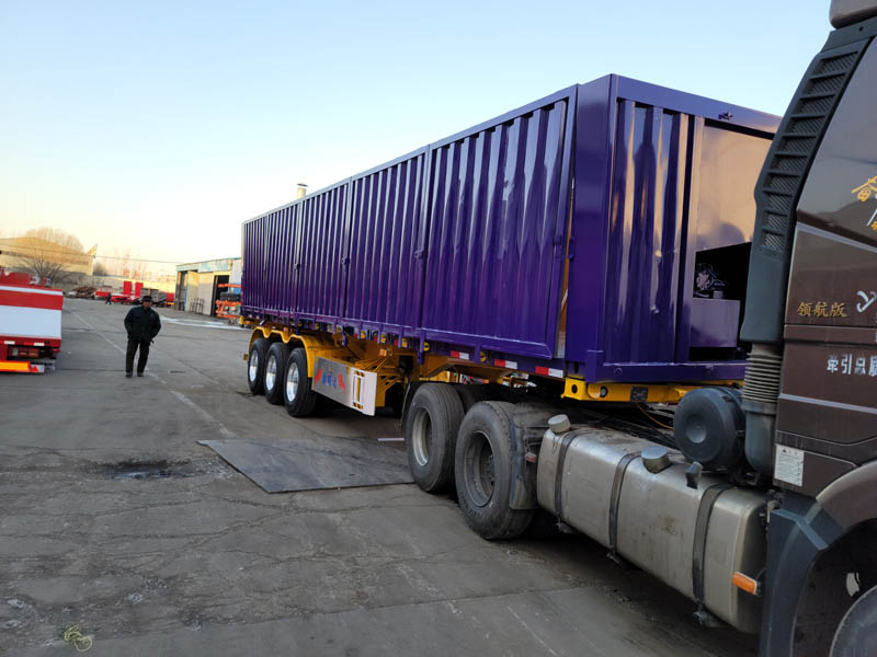 Skeleton Type Side Tipper Semi-Trailers