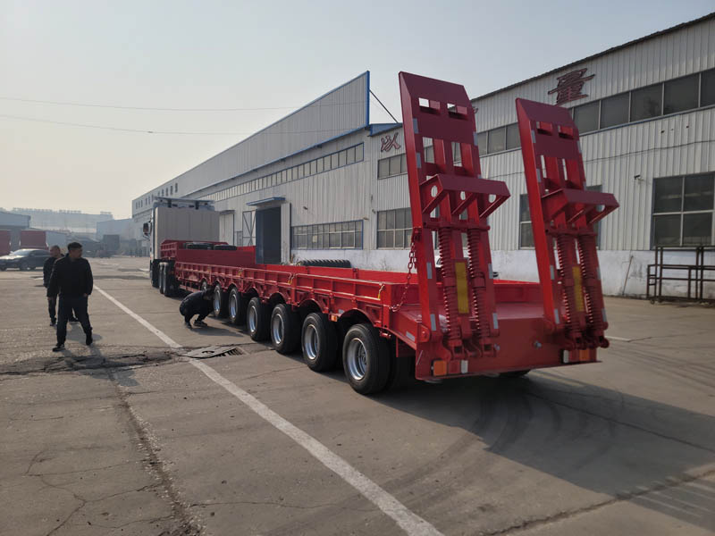 Export Special Oversized Multi-Axle Heavy-Duty Low Bed Semi-Trailers