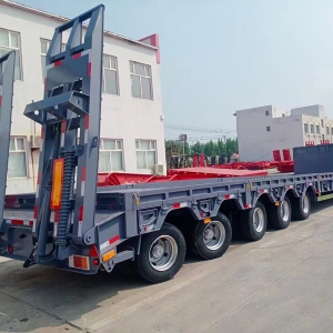 Export Special Oversized Multi-Axle Heavy-Duty Low Bed Semi-Trailers